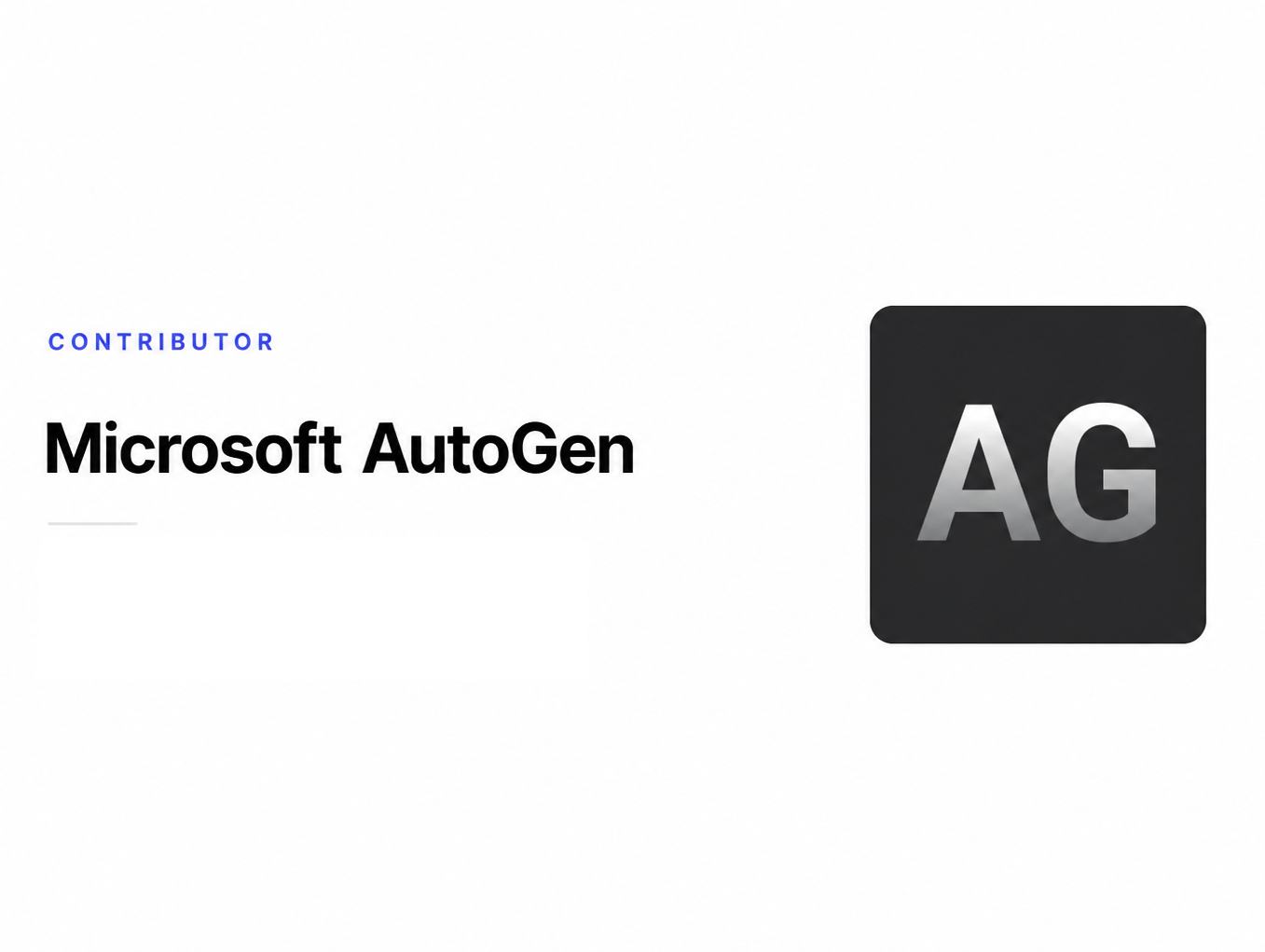 AutoGen multi-agent framework
